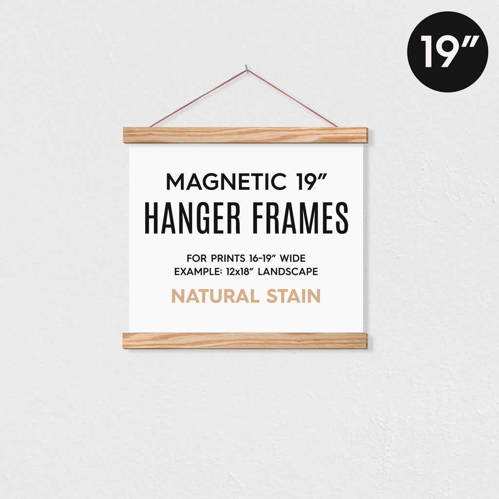 19" MAGNETIC Poster Hanger Frame™ for 12x18" Landscape