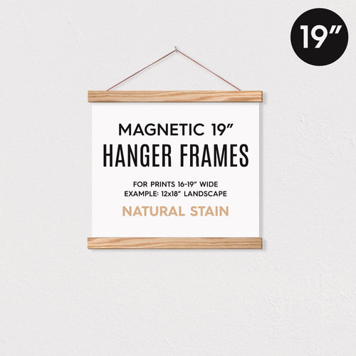 19" MAGNETIC Poster Hanger Frame™ for 12x18" Landscape