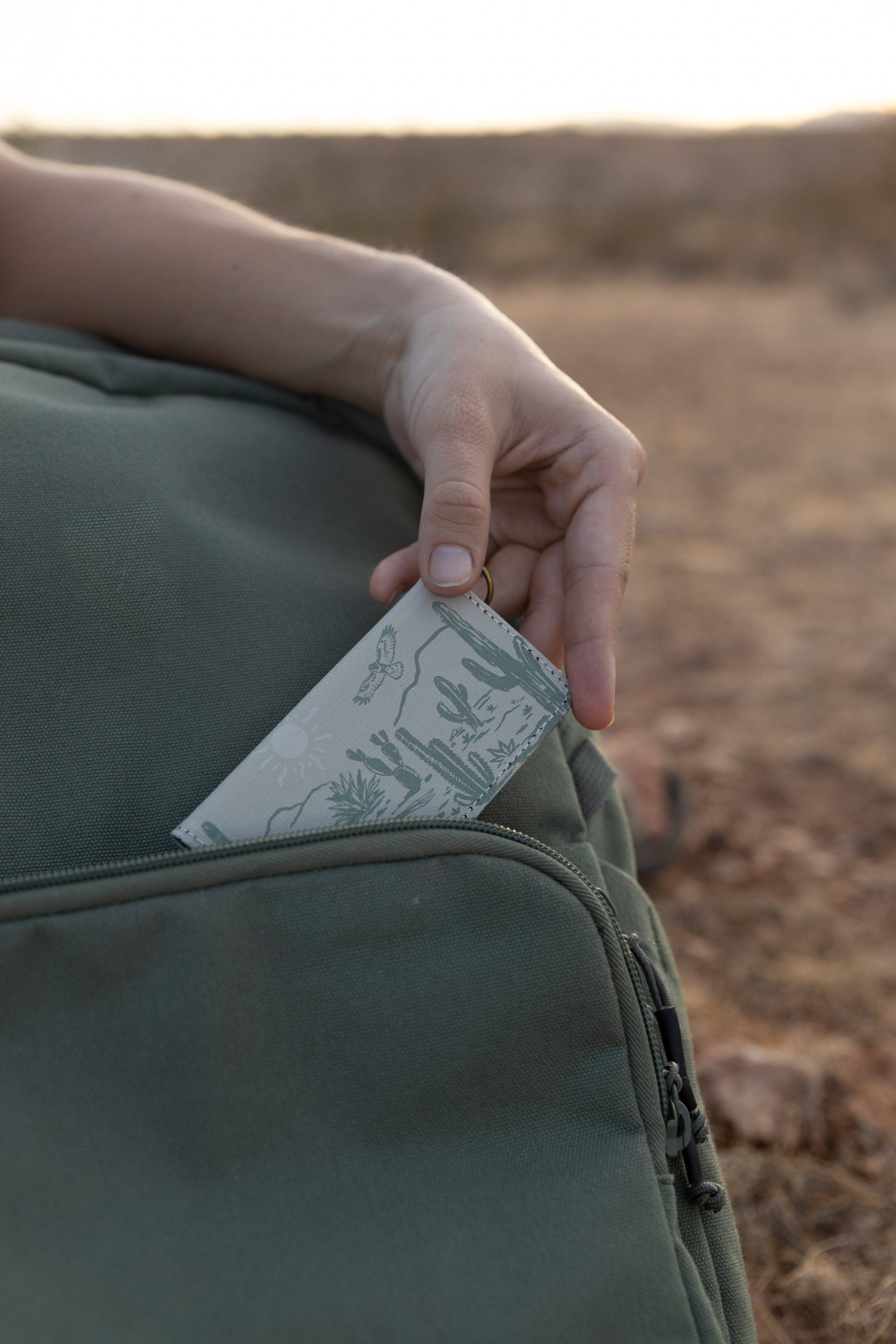 Western Landscape SD Card Holder