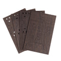 Three "Mini" Photo Frames  (Stained Brown)