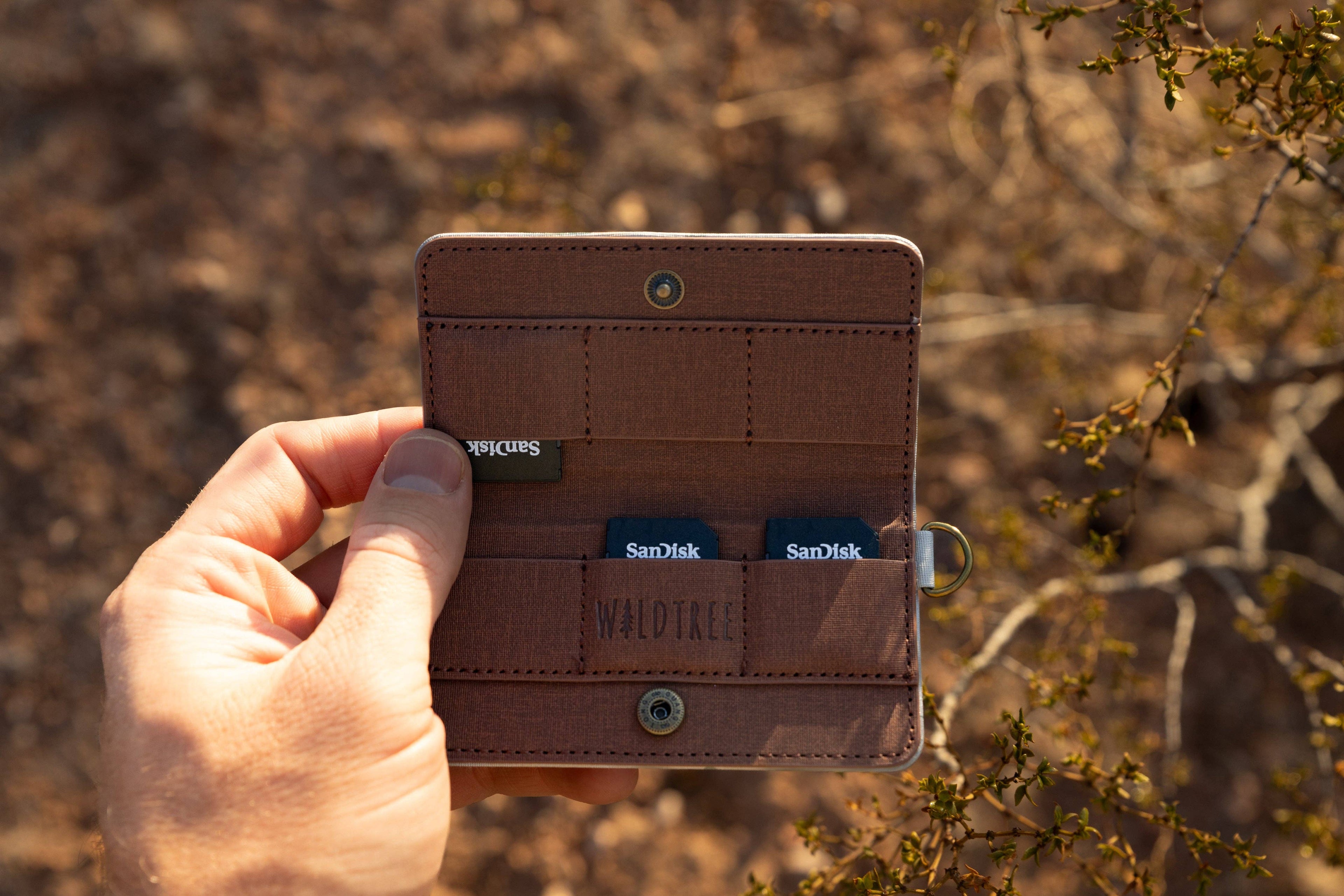 Western Landscape SD Card Holder