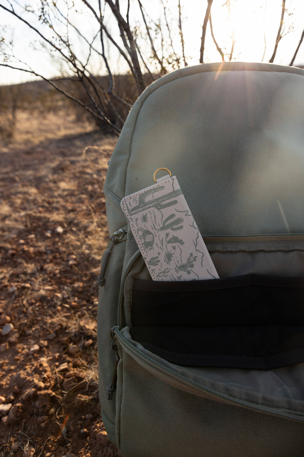 Western Landscape SD Card Holder