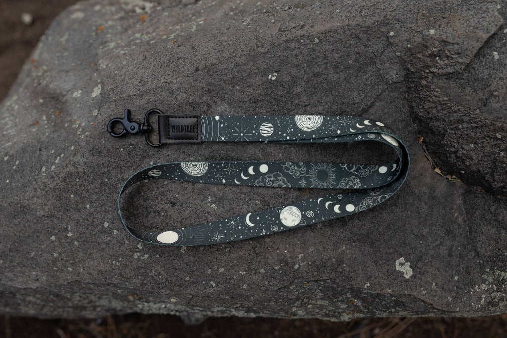 Sun and Moon Neck Lanyard - Space Scene