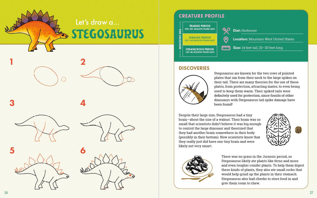 Book - The Dinosaur Explorer's Drawing Guide