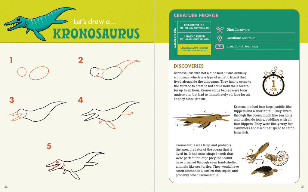 Book - The Dinosaur Explorer's Drawing Guide