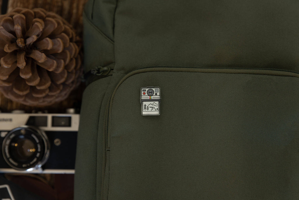 Outdoor Photographer Acrylic Pin
