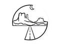 Monument Valley Sticker