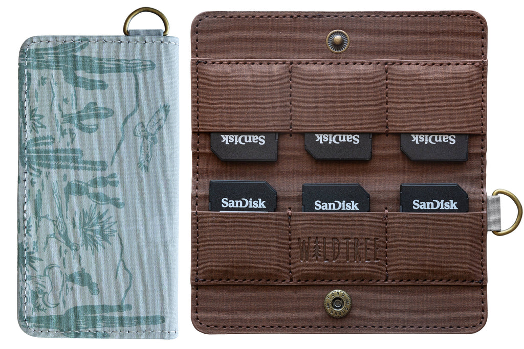 Western Landscape SD Card Holder