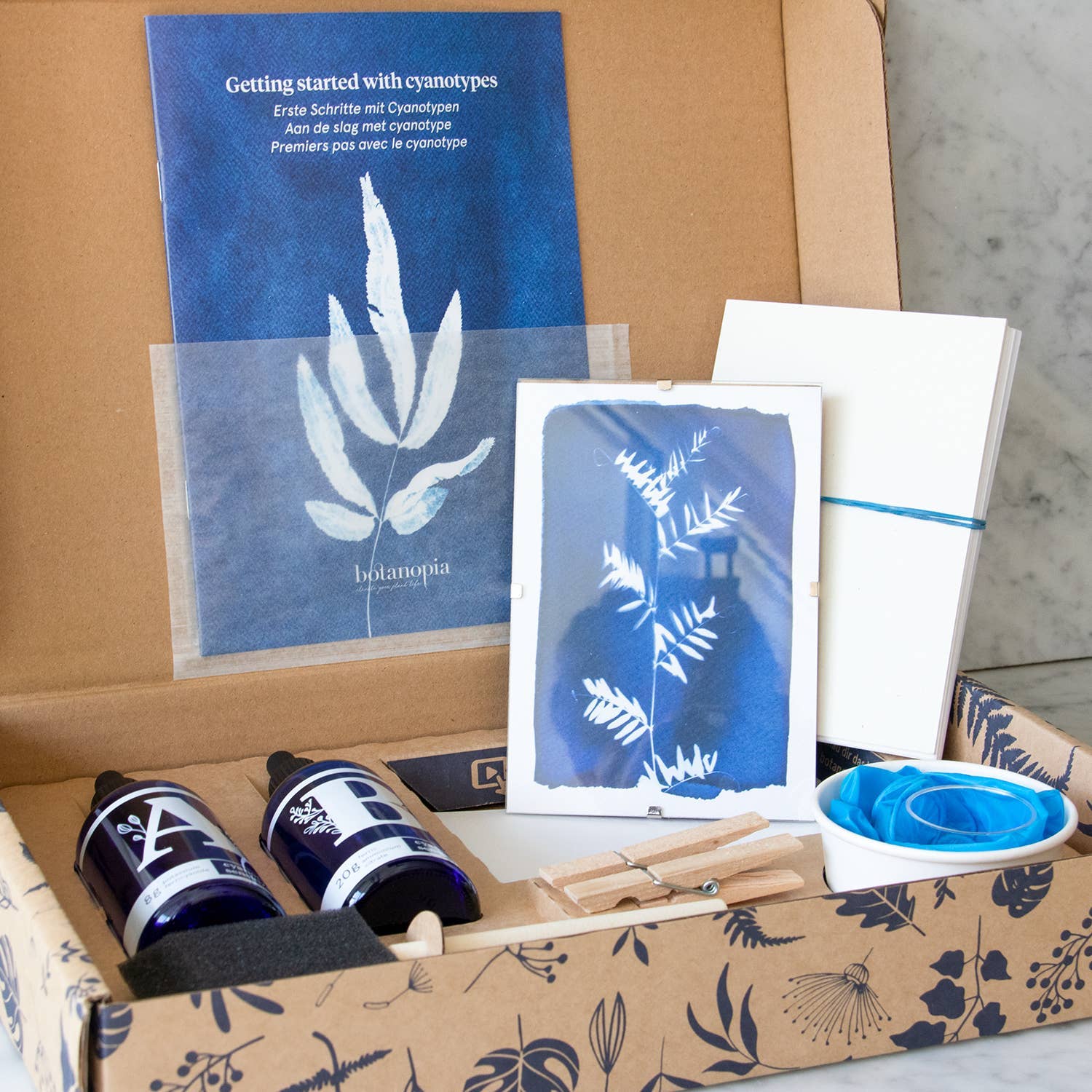 Cyanotype Kit – DIY kit to make blueprints / sun prints 🌞