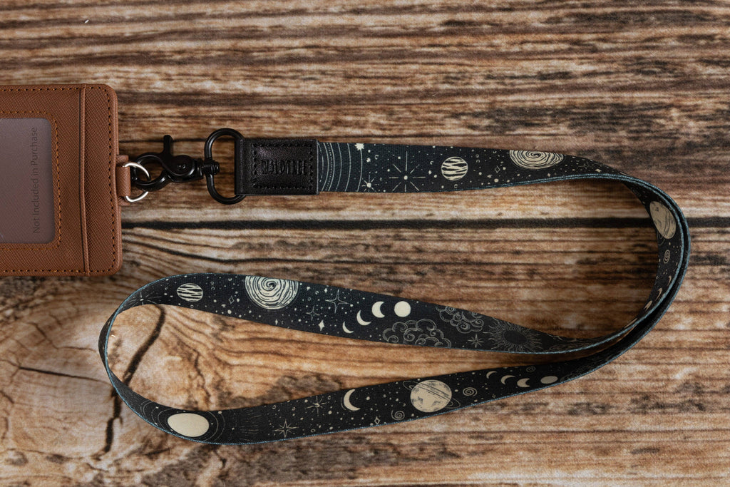 Sun and Moon Neck Lanyard - Space Scene