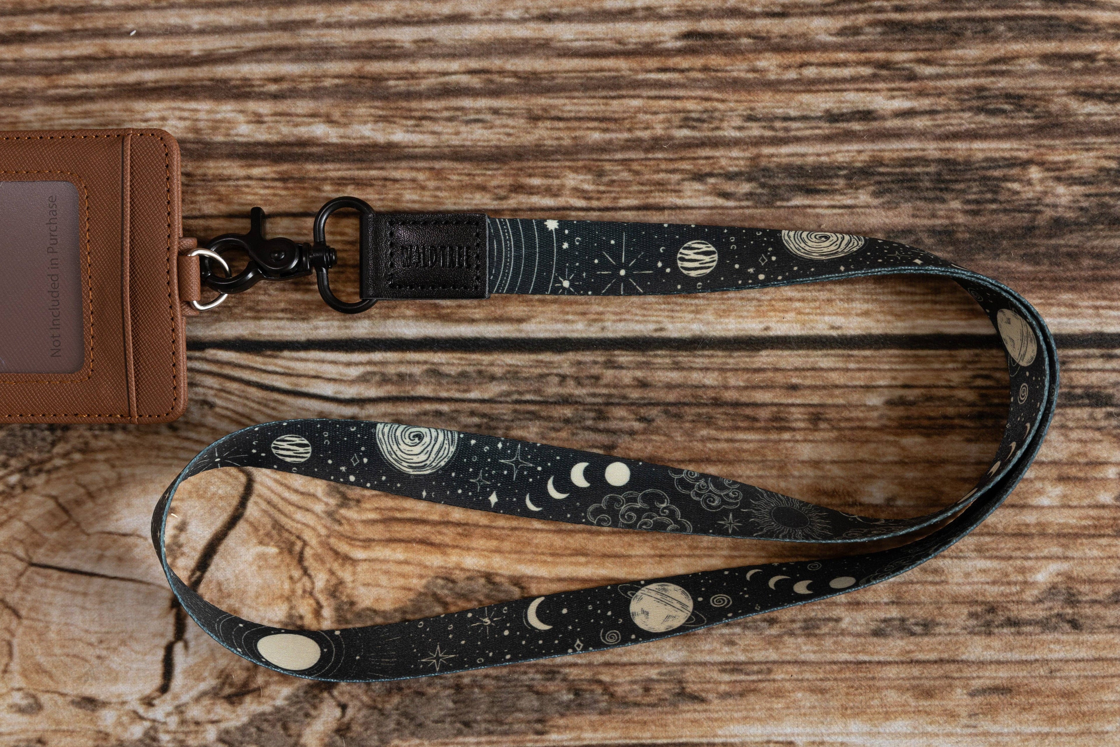 Sun and Moon Neck Lanyard - Space Scene