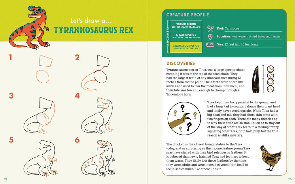 Book - The Dinosaur Explorer's Drawing Guide