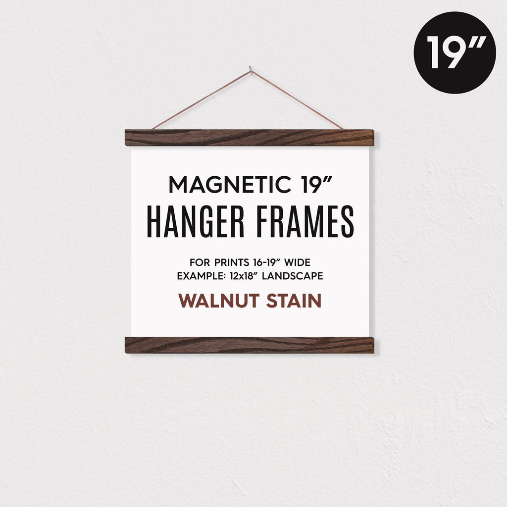 19" MAGNETIC Poster Hanger Frame™ for 12x18" Landscape