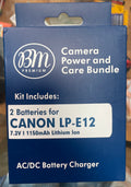 BM Battery Kit - Canon LP-E12 - x2 Battery and Charger