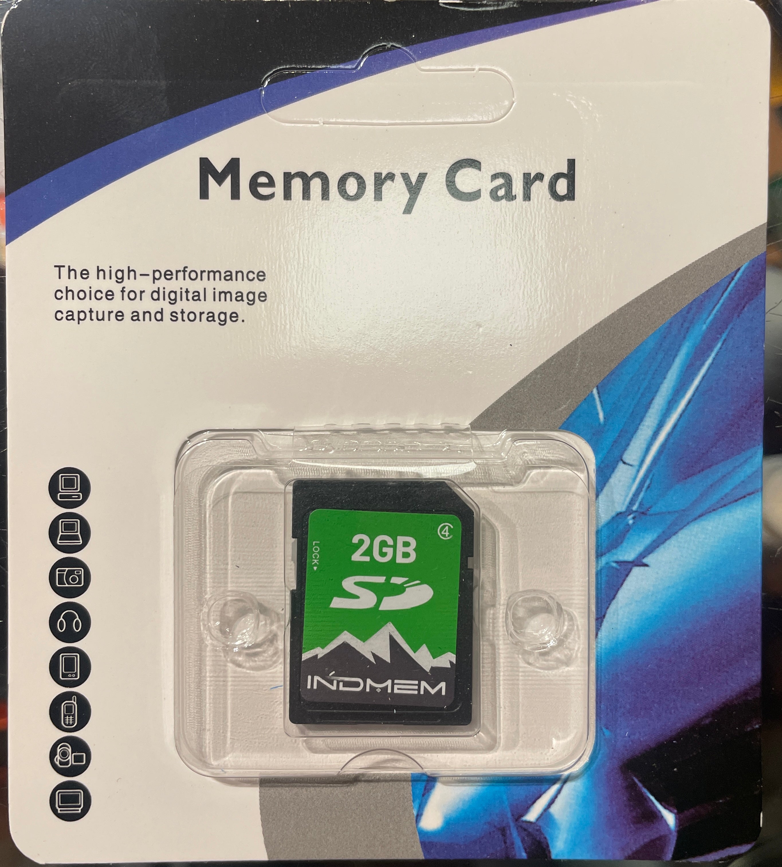 SD HC card 2GB - For older Digi Cams