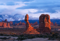 Balanced Rock Illuminated