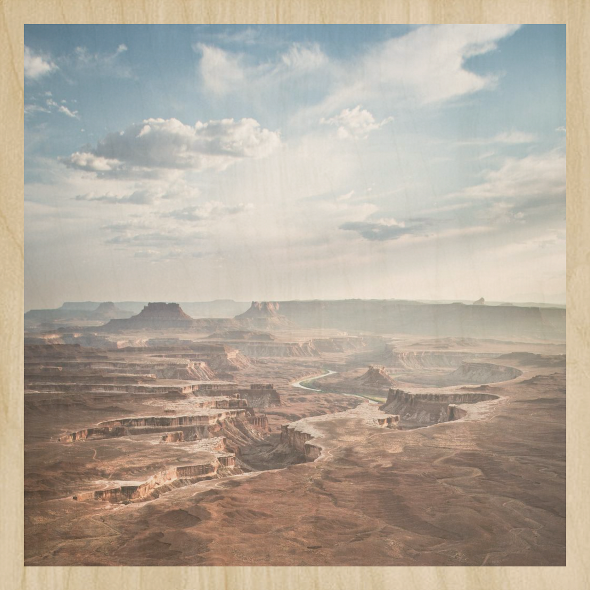 12" x 12" Wood Print - iSky Viewpoint