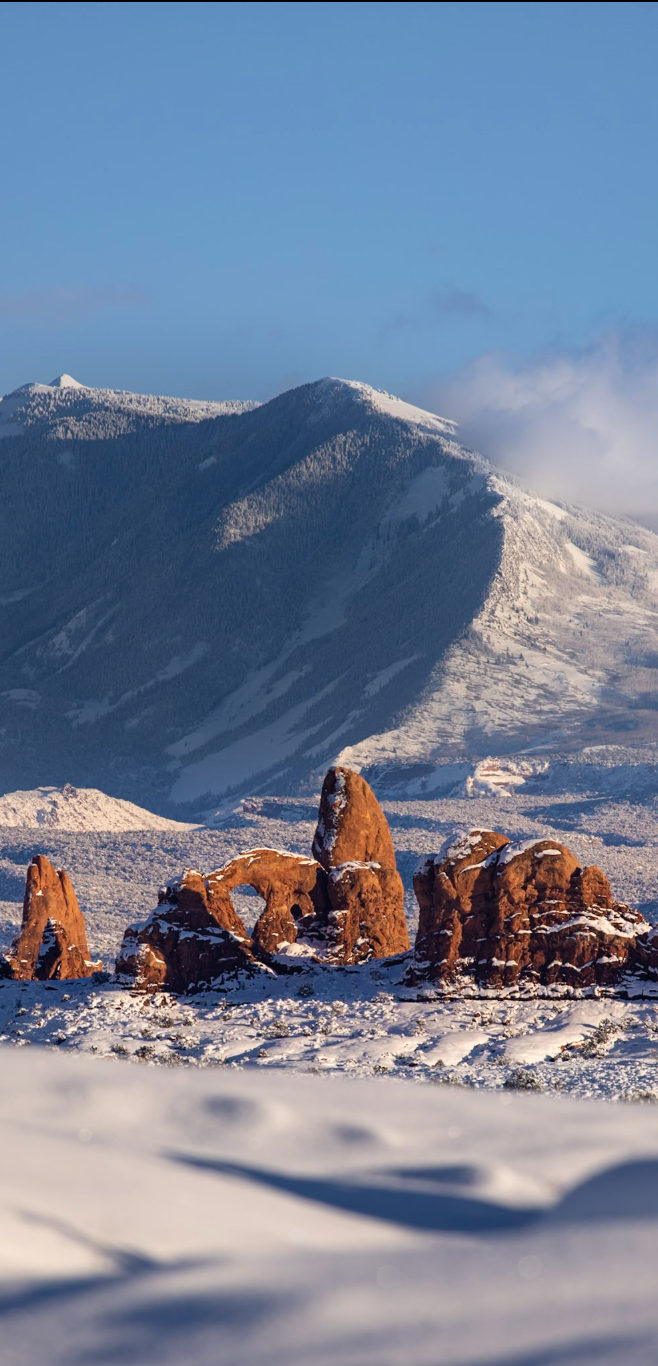 Arches in Snow