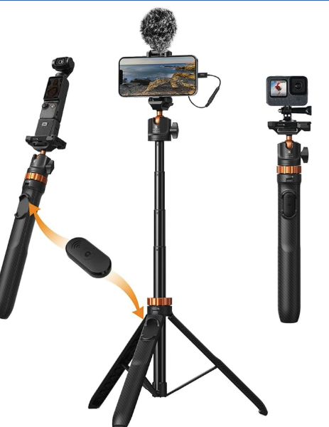 K&F CONCEPT Phone Selfie Stick Tripod