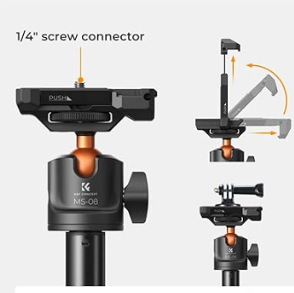 K&F CONCEPT Phone Selfie Stick Tripod