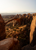 Landscape Arch From The Top - ANP