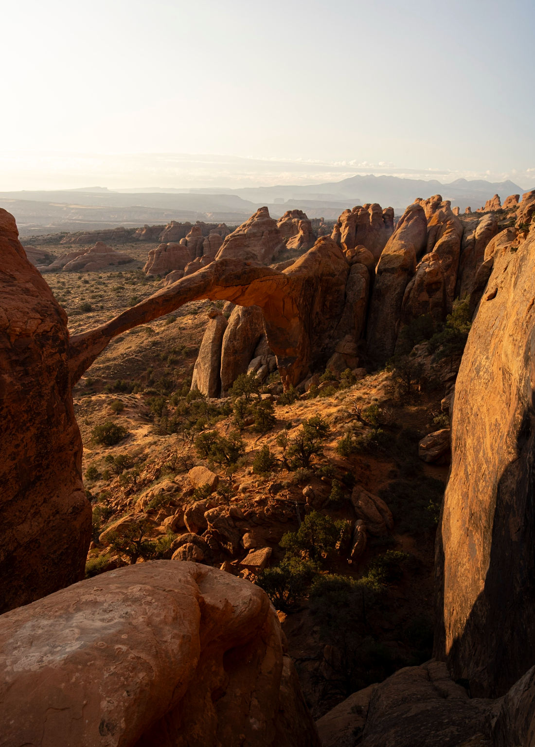 Landscape Arch From The Top - ANP