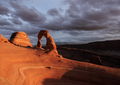 Moody Delicate Arch Sunset - ANP