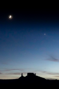 Priest and Rectory at Dusk – Professor Valley, Moab, Utah