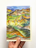 Large Mountain Art Notecards: Alpine Kingdom