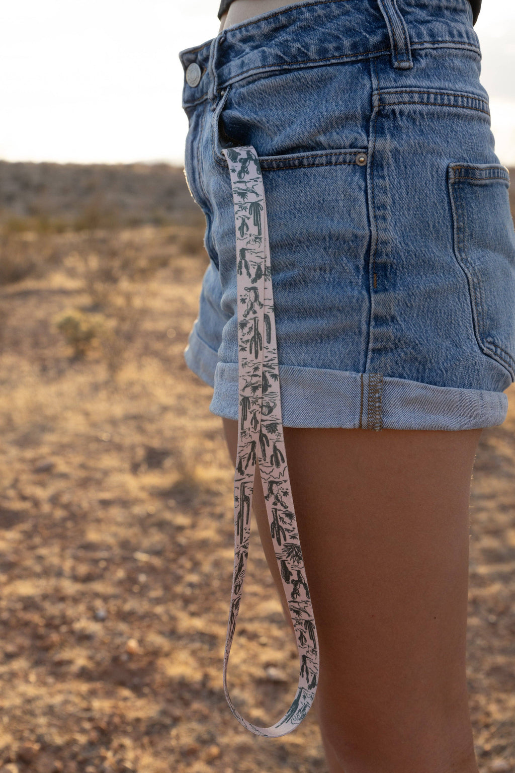 Western Landscape Neck Lanyard - Desert Plants, Wildlife