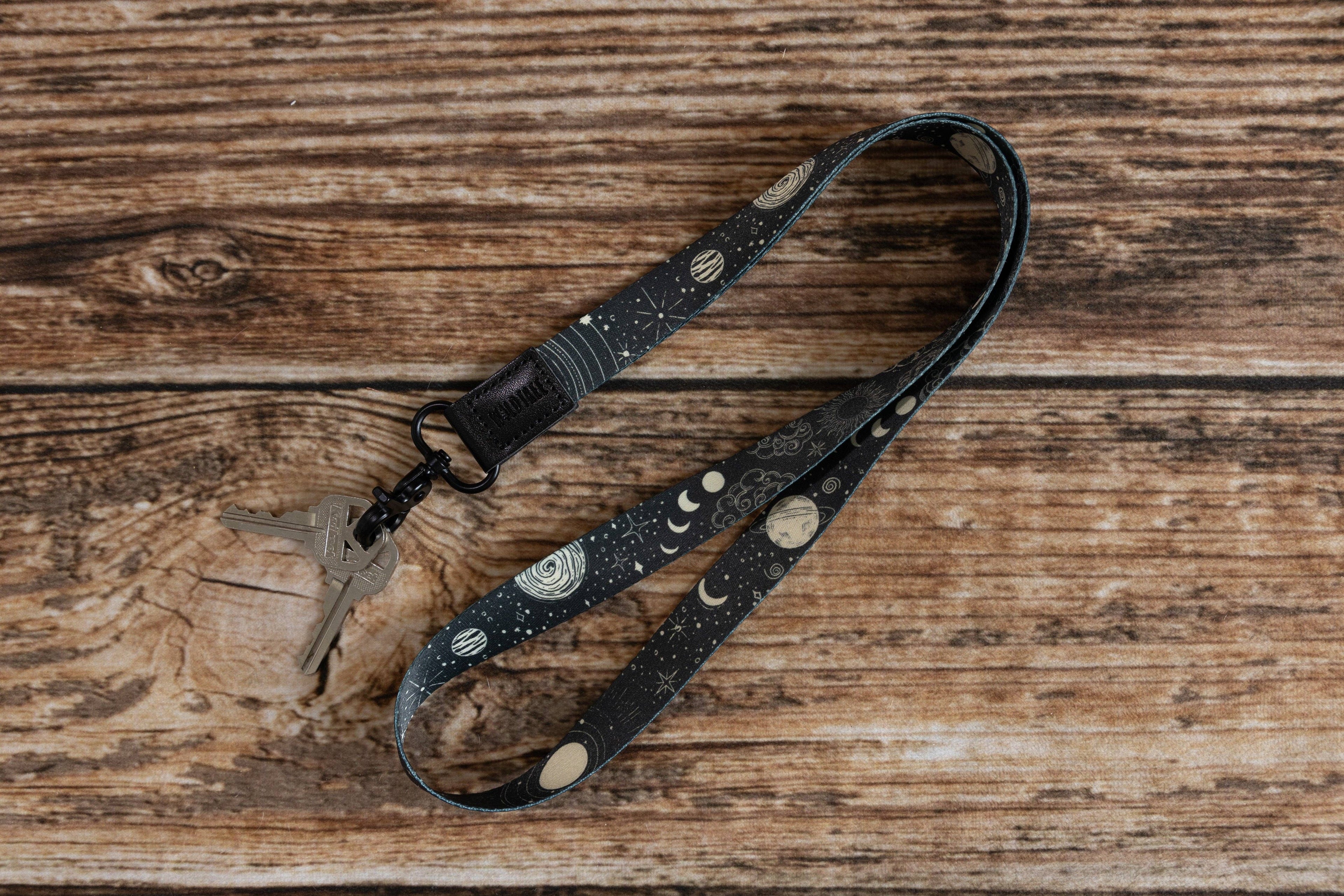 Sun and Moon Neck Lanyard - Space Scene