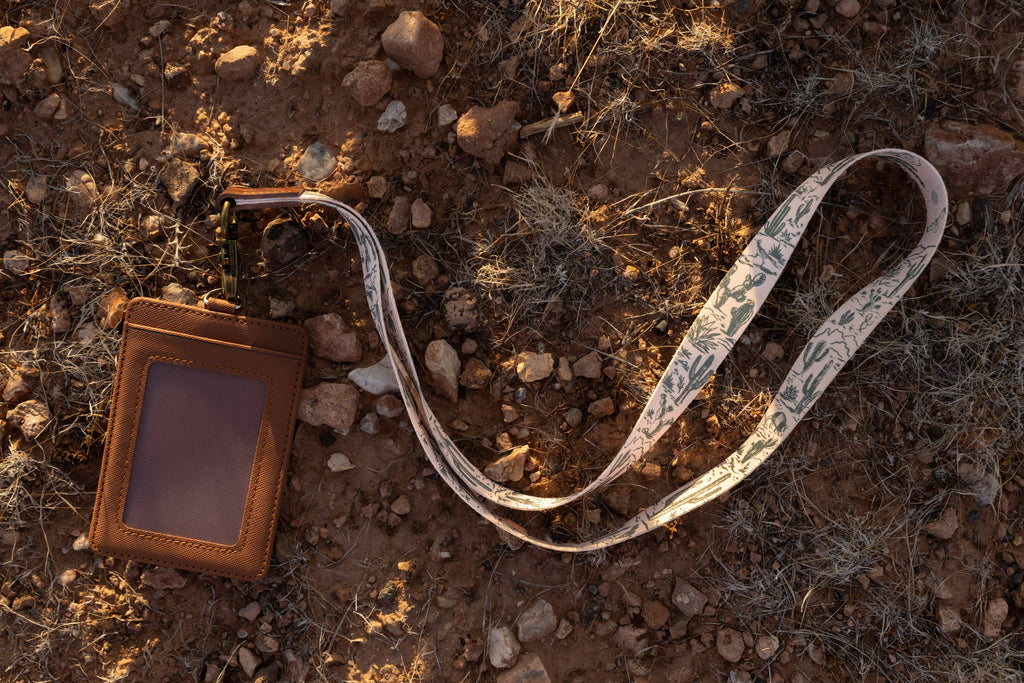 Western Landscape Neck Lanyard - Desert Plants, Wildlife