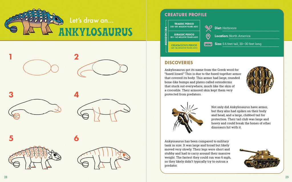 Book - The Dinosaur Explorer's Drawing Guide