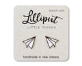 Paper Airplane Earrings // Quirky Earrings