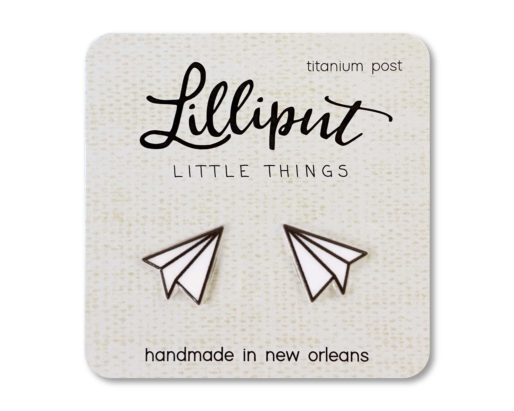 Paper Airplane Earrings // Quirky Earrings
