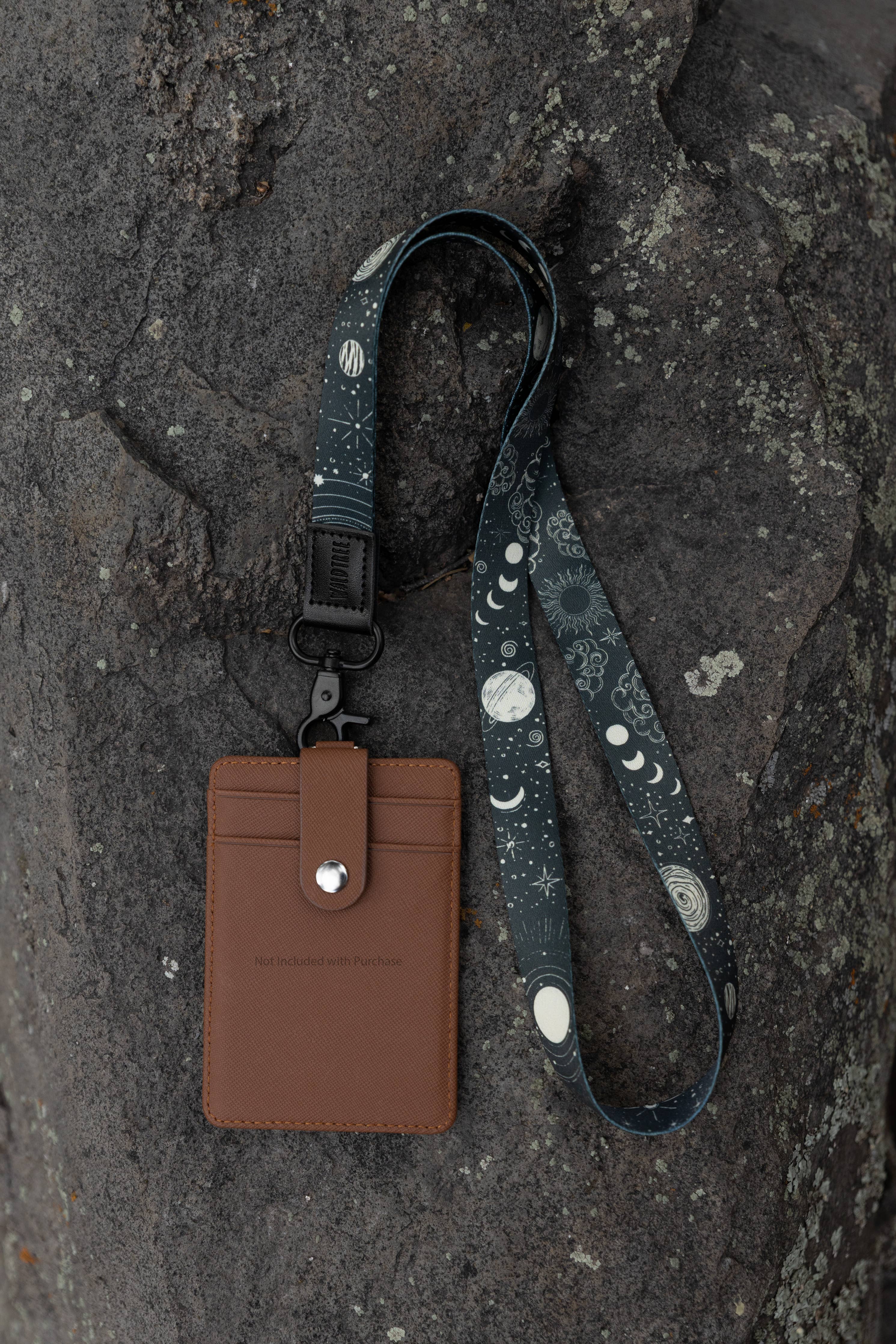 Sun and Moon Neck Lanyard - Space Scene