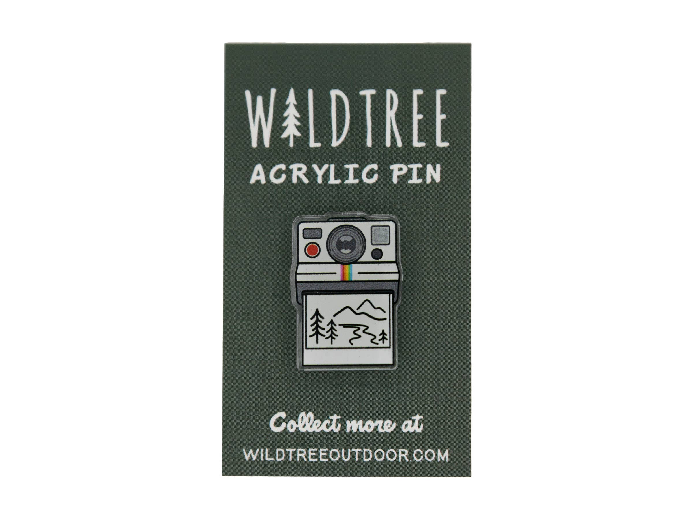 Outdoor Photographer Acrylic Pin