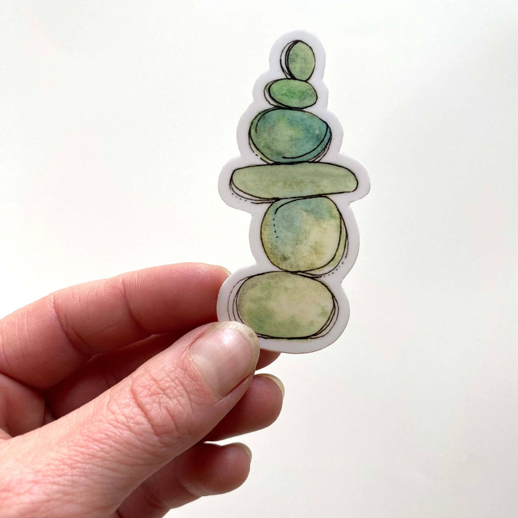 Mountain Art Stickers : Rock Stack