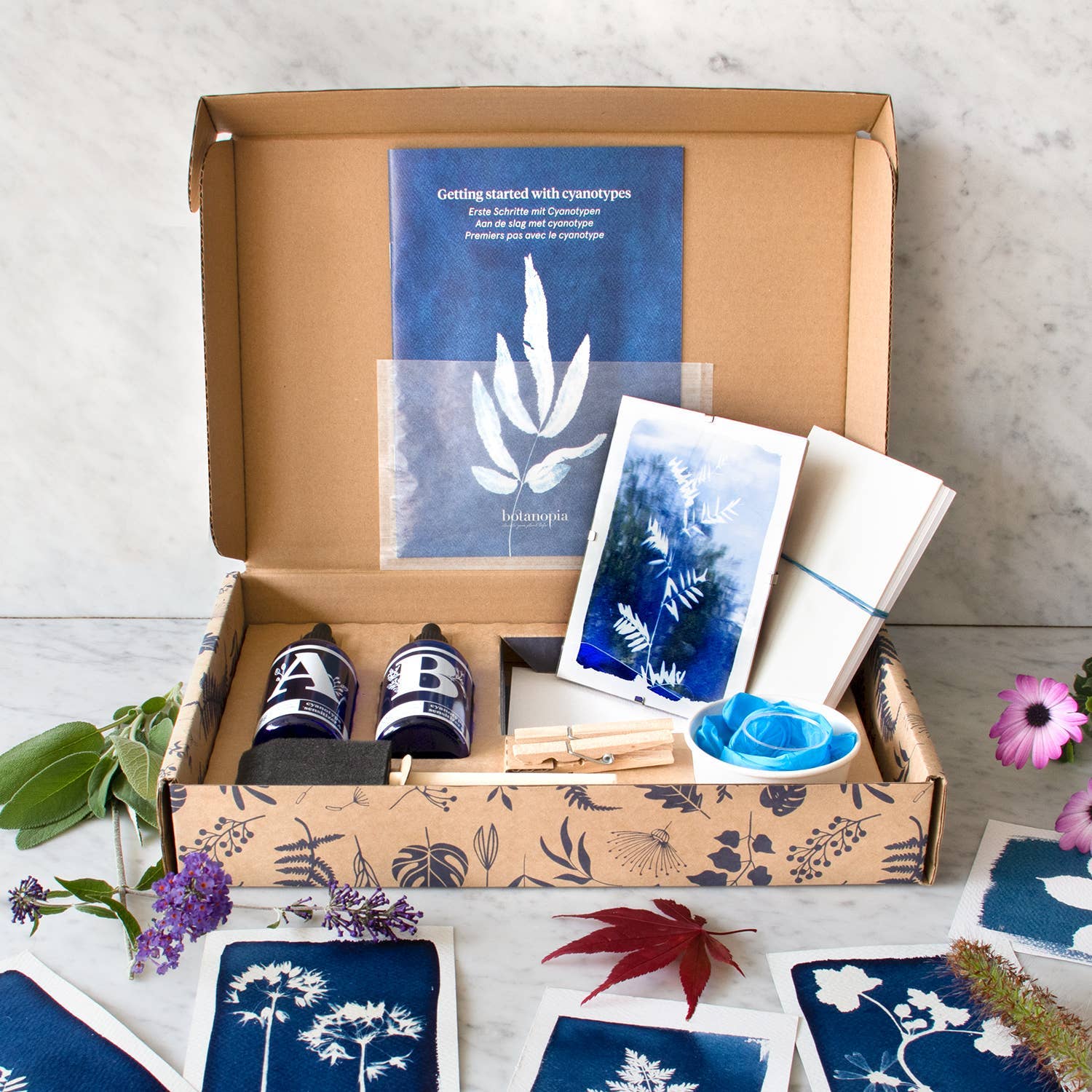 Cyanotype Kit – DIY kit to make blueprints / sun prints 🌞